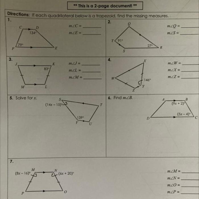 Unit 7 polygons & quadrilaterals homework 1 angles of polygons